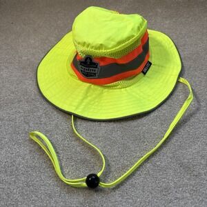 NEW Ergodyne Chill Its 8935CT Hi Vis Cooling Bucket Hat Safety Sun Reflective